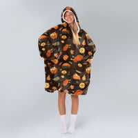 Load image into Gallery viewer, Thanksgiving Dinner Blanket Hoodie
