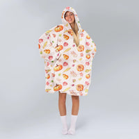 Load image into Gallery viewer, Fall Leaves Blanket Hoodie
