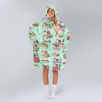 Load image into Gallery viewer, Meowcaron Blanket Hoodie
