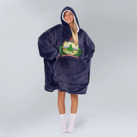 Load image into Gallery viewer, Vermont Flag Blanket Hoodie
