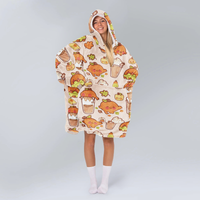 Load image into Gallery viewer, Cute Pumpkin Blanket Hoodie
