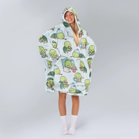 Load image into Gallery viewer, Turtles in Lockdown Blanket Hoodie

