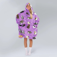 Load image into Gallery viewer, Cat Loaf Blanket Hoodie
