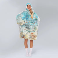 Load image into Gallery viewer, To My Daughter Ocean Blanket Hoodie
