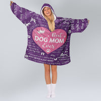 Load image into Gallery viewer, Best Dog Mom Ever - Dog Mom Wearable Blanket
