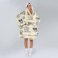 Load image into Gallery viewer, Cute Elephants Blanket Hoodie
