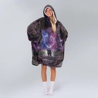 Load image into Gallery viewer, To My Daughter Lion Blanket Hoodie
