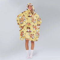Load image into Gallery viewer, Red Fox Blanket Hoodie

