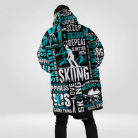 Load image into Gallery viewer, Love Skiing Wearable Blanket
