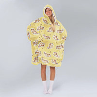 Load image into Gallery viewer, Waffle Cat Blanket Hoodie
