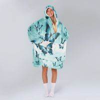 Load image into Gallery viewer, To My Daughter Butterfly Blanket Hoodie
