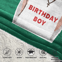 Load image into Gallery viewer, Birthday Boy Blanket Hoodie

