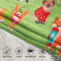 Load image into Gallery viewer, Xmas Dog Blanket Hoodie
