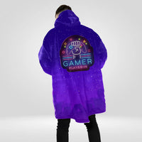 Load image into Gallery viewer, Gamer Play &amp; Win - Gamer Wearable Blanket, Gift for Game Lovers

