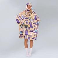 Load image into Gallery viewer, Iconic Cat Memes Blanket Hoodie
