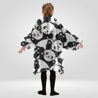 Load image into Gallery viewer, Kids Cute Panda Blanket Hoodie
