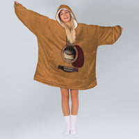 Load image into Gallery viewer, Wooden Guitar Blanket Hoodie - Gift for Guitar Lovers
