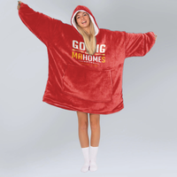 Load image into Gallery viewer, Go Big or Go MaHomes Blanket Hoodie
