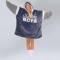 Load image into Gallery viewer, Sundays are for The Boys Blanket Hoodie
