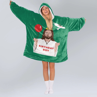 Load image into Gallery viewer, Birthday Boy Blanket Hoodie
