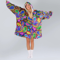 Load image into Gallery viewer, Carnivale Hippie Blanket Hoodie

