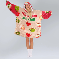 Load image into Gallery viewer, Hot Cocoa and Chill Blanket Hoodie
