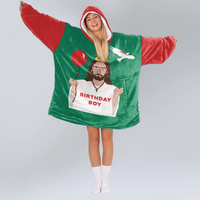 Load image into Gallery viewer, Birthday Boy Blanket Hoodie
