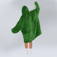 Load image into Gallery viewer, Canada Green Flag Blanket Hoodie
