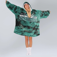 Load image into Gallery viewer, Sundays Are For the Birds Blanket Hoodie
