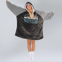 Load image into Gallery viewer, SUNDAYS ARE For The Birds Blanket Hoodie
