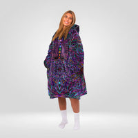 Load image into Gallery viewer, Seven Chakra Yoga Blanket Hoodie
