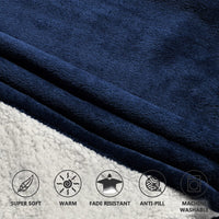 Load image into Gallery viewer, Alaskan Flag, Alaska Pride Northern Lights Blanket Hoodie
