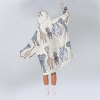 Load image into Gallery viewer, Jungle Safari Blanket Hoodie
