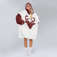 Load image into Gallery viewer, Merry Christmas Blanket Hoodie
