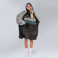 Load image into Gallery viewer, SUNDAYS ARE For The Birds Blanket Hoodie
