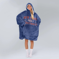 Load image into Gallery viewer, New York Football Blanket Hoodie
