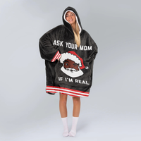 Load image into Gallery viewer, Ask Your Mom Blanket Hoodie
