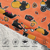 Load image into Gallery viewer, Rolling Cat Blanket Hoodie
