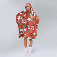 Load image into Gallery viewer, Christmas Cuties Blanket Hoodie
