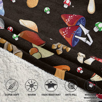 Load image into Gallery viewer, Fall Mushrooms Blanket Hoodie
