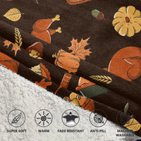 Load image into Gallery viewer, Thanksgiving Dinner Blanket Hoodie
