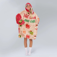 Load image into Gallery viewer, Hot Cocoa and Chill Blanket Hoodie
