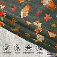 Load image into Gallery viewer, Fall Drinks Blanket Hoodie
