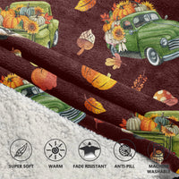 Load image into Gallery viewer, Harvest Festival Truck Blanket Hoodie
