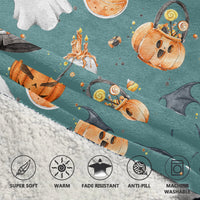 Load image into Gallery viewer, Cute Halloween Blanket Hoodie
