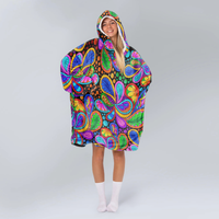 Load image into Gallery viewer, Carnivale Hippie Blanket Hoodie
