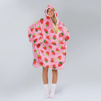 Load image into Gallery viewer, Strawberry Blanket Hoodie

