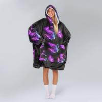 Load image into Gallery viewer, To My Granddaughter Butterfly Blanket Hoodie

