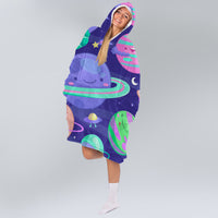 Load image into Gallery viewer, Space Cadet Blanket Hoodie
