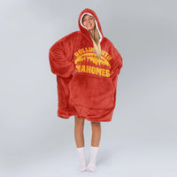 Load image into Gallery viewer, Rollin with Mahomes Blanket Hoodie
